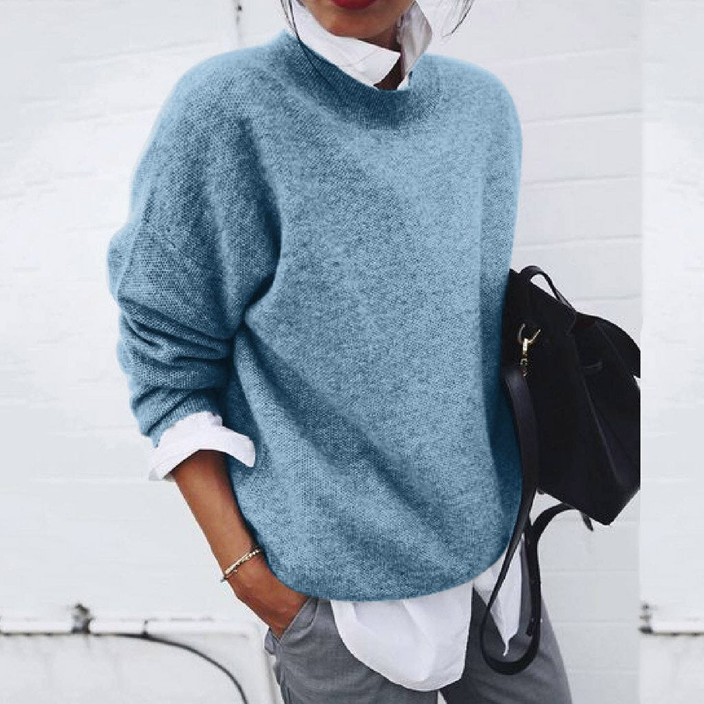 Celine Women’s Cashmere Jumper – Soft Elegant Knit Sweater for Warm Everyday Comfort