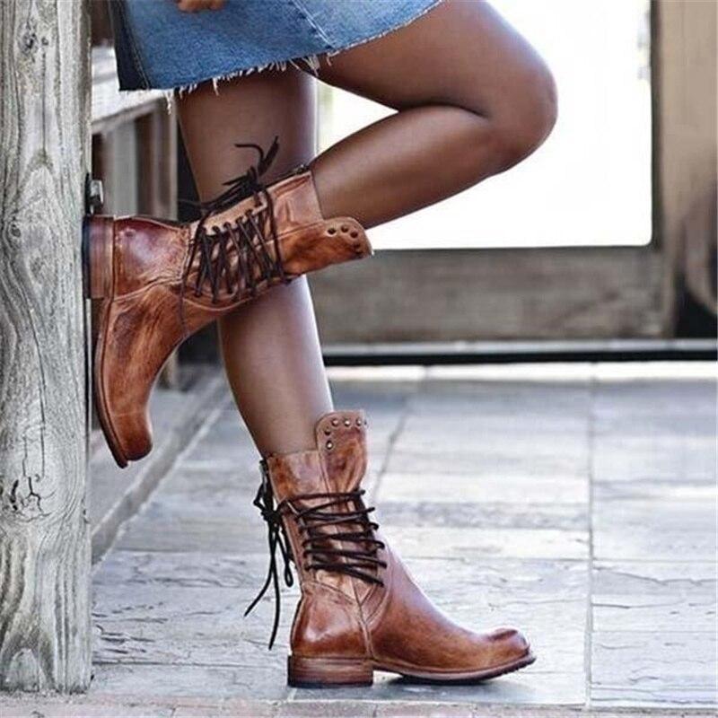 Daphne Women’s Leather Boots – Elegant Classic Boots with Cushioned Comfort Sole