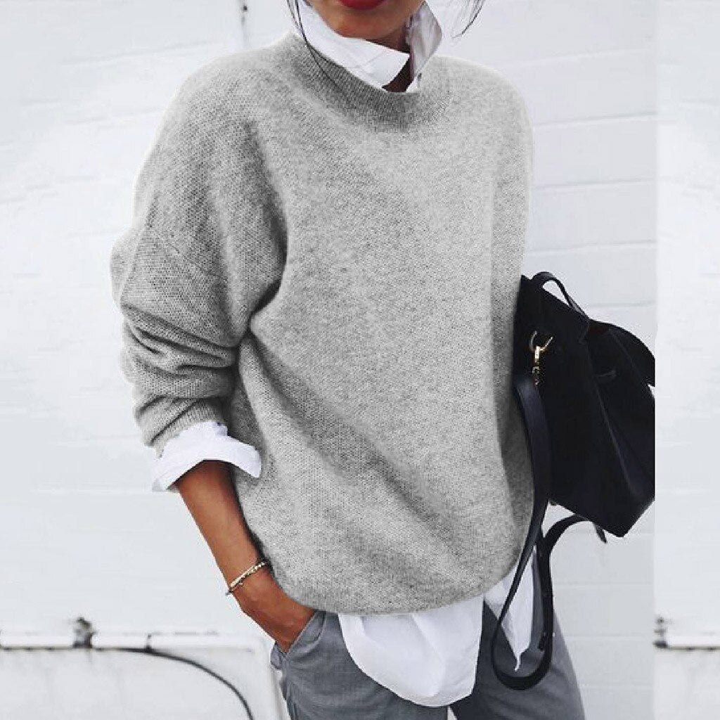 Celine Women’s Cashmere Jumper – Soft Elegant Knit Sweater for Warm Everyday Comfort