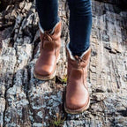 Emersyn Women’s Winter Boots – Waterproof Heated Boots with Wool Lining & Stable Heel