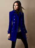 Divine Women’s Elegant Long Coat – Chic Tailored Winter Jacket with Timeless Style