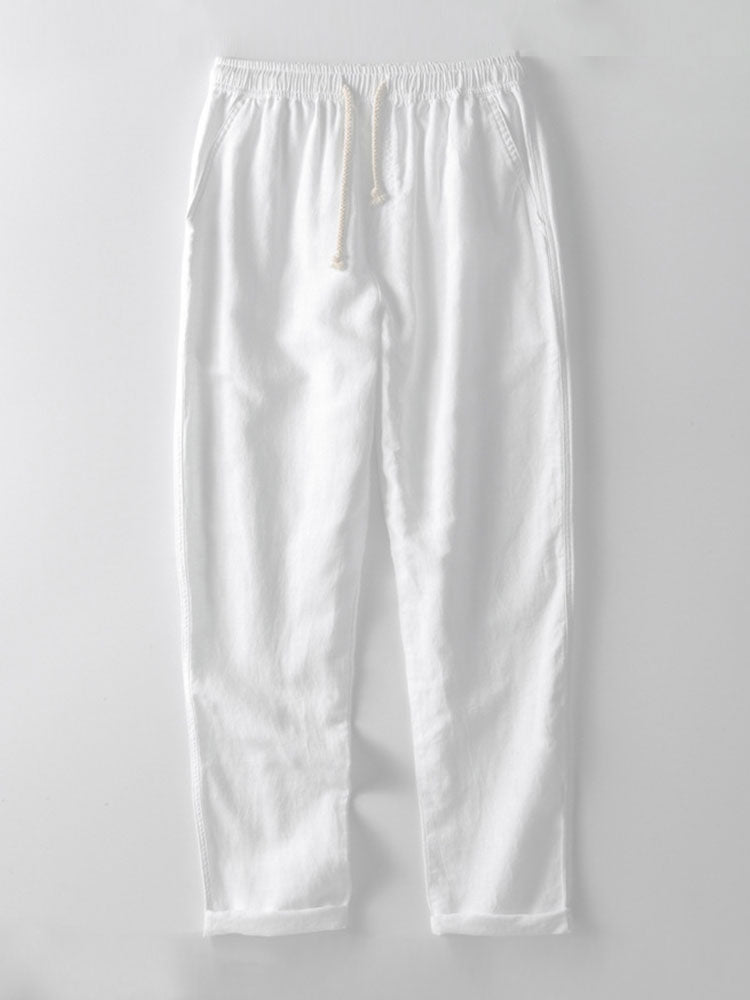 Richard Men’s Summer Set – Linen-Blend Shirt & Trousers Co-Ord Casual Chic Outfit