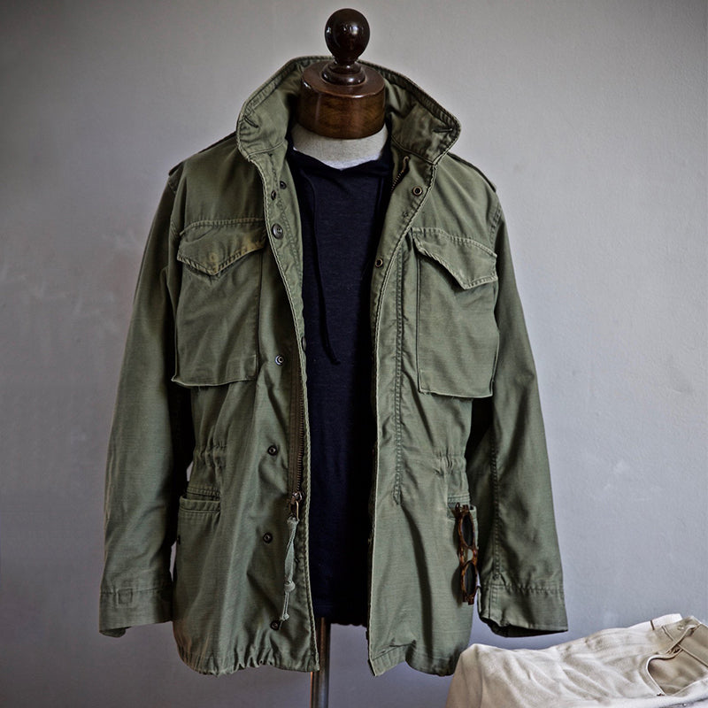 Lance Men’s M-65 Field Jacket – Vintage Military Coat with Utility Pockets