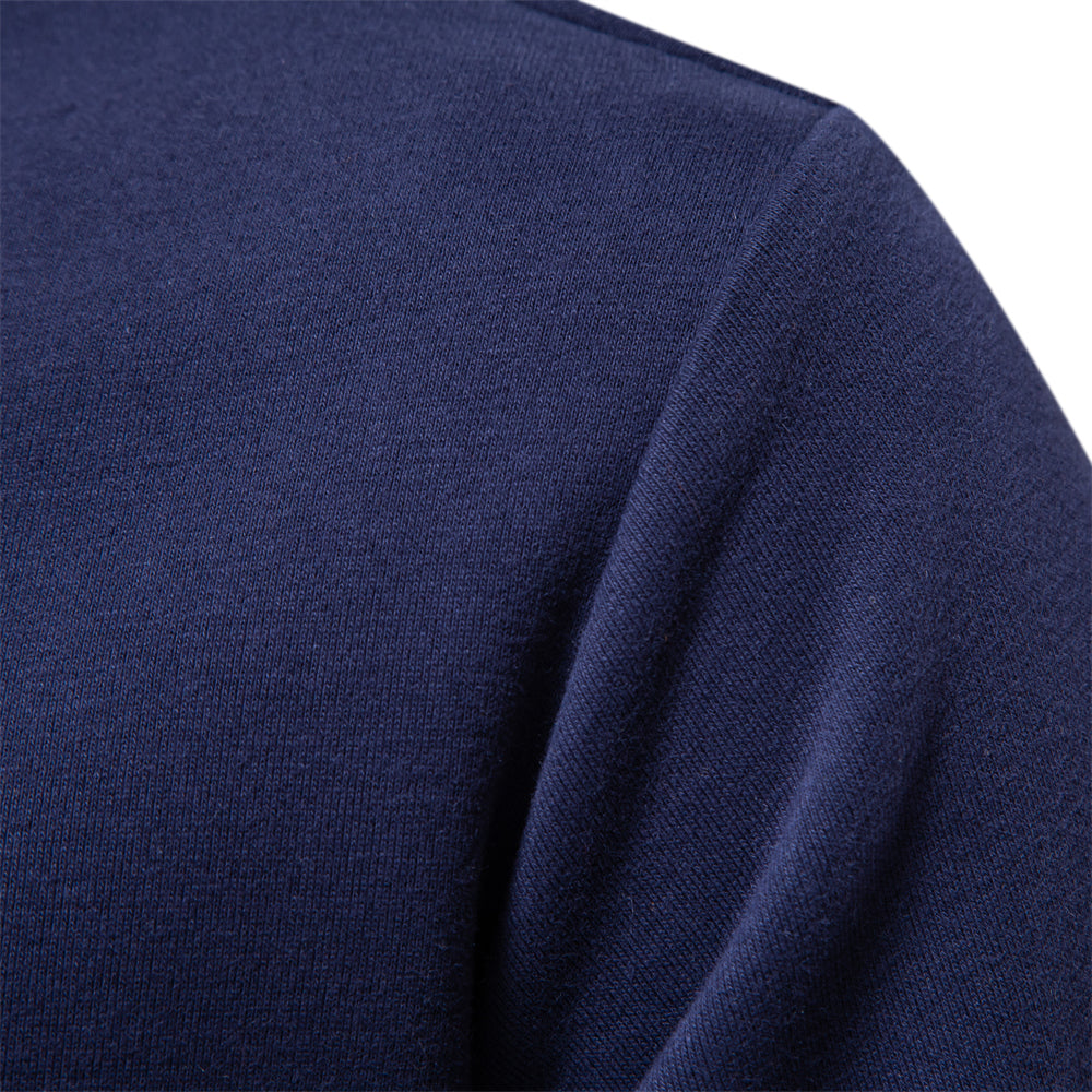 Hugo Men’s Polo Sweater – Breathable Long Sleeve Knit with Classic Smart Casual Fit