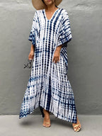 Janne Women’s Maxi Caftan Dress – Boho Beach Dress with Flowy Relaxed Fit