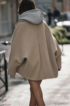 Lainey Women’s Oversized Wool Coat – Elegant Warm Long Winter Jacket for Everyday Chic