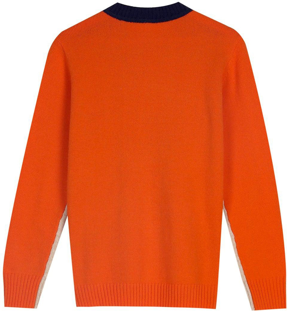 Veronica Women’s Colour Block Jumper – Soft Cotton Knit Pullover with Slim Fit