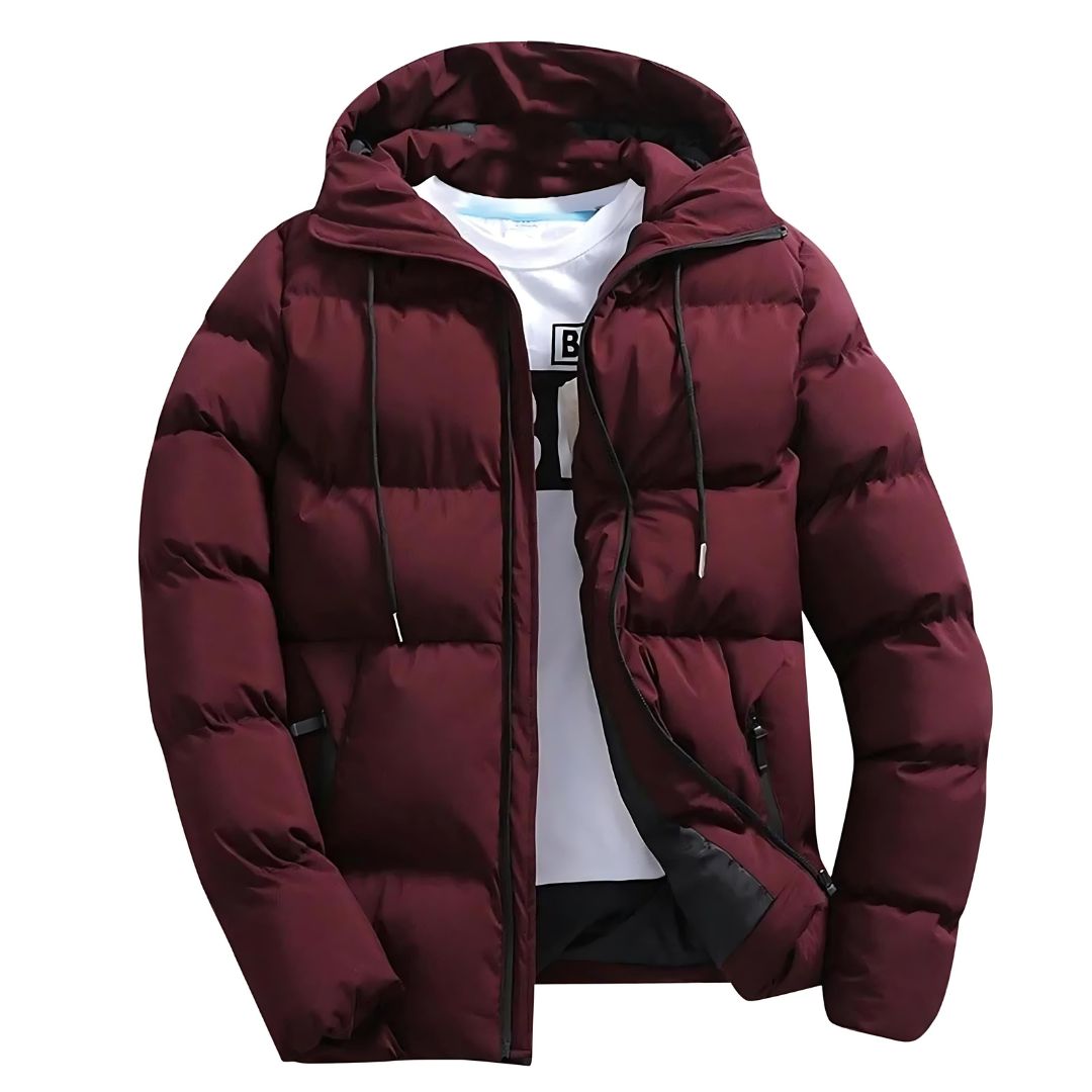 Marco Men’s Winter Parka – Waterproof Hooded Coat with Thermal Insulated Lining