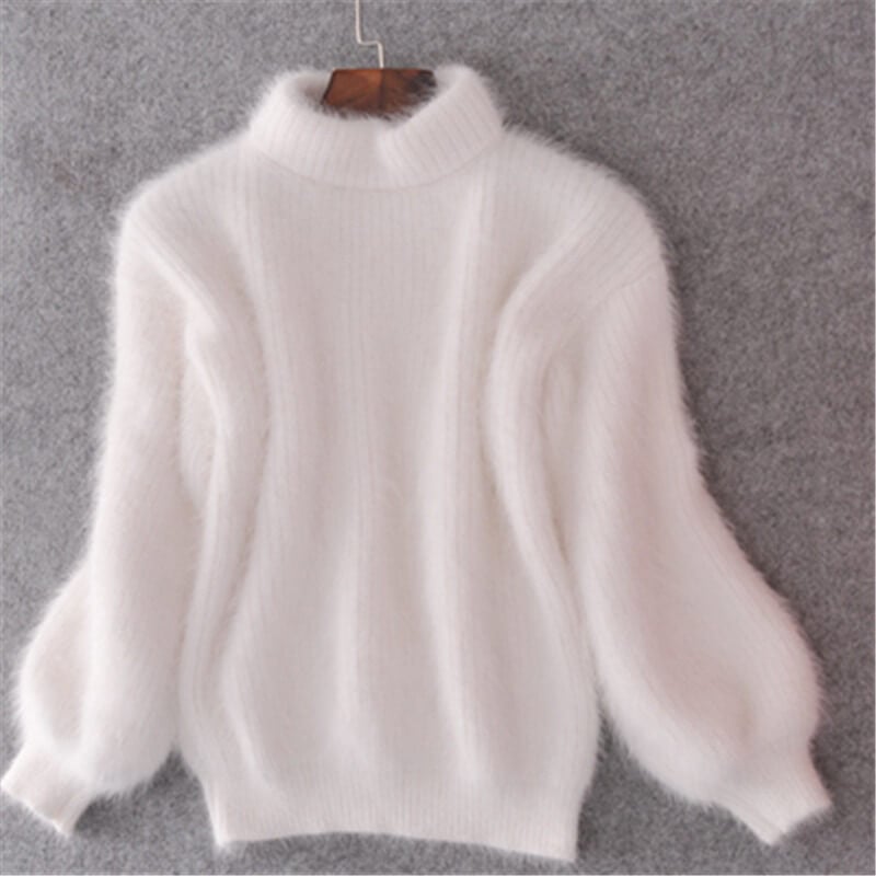 Emilie Women’s Knitted Wool Jumper – Soft Warm Pullover with Relaxed Elegant Fit