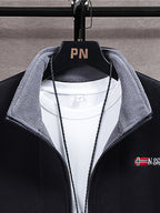 Julius Men’s Fleece Jacket – Warm Breathable Outdoor Zip-Up Winter Coat