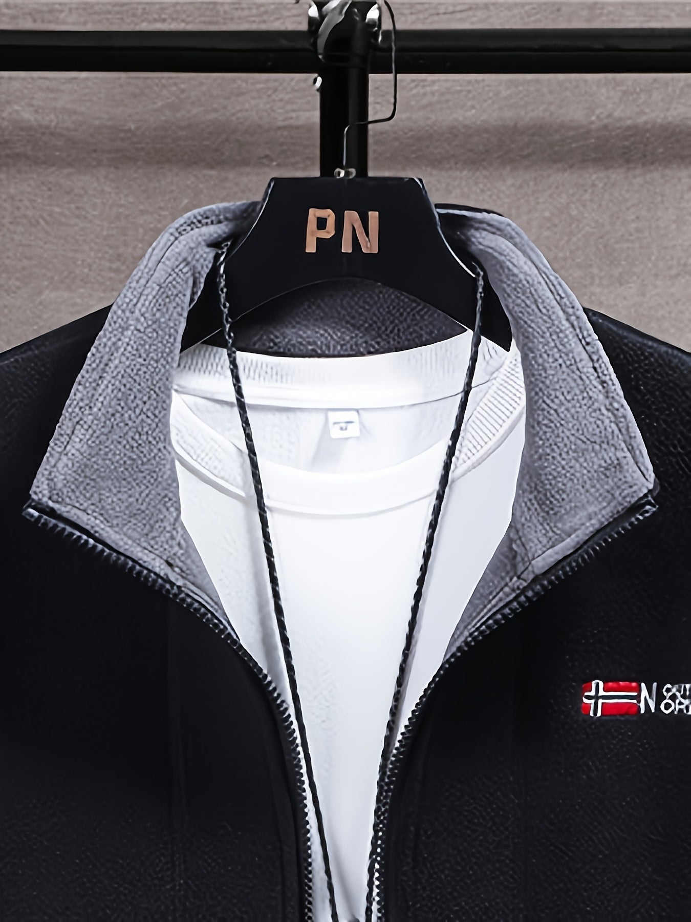 Julius Men’s Fleece Jacket – Warm Breathable Outdoor Zip-Up Winter Coat