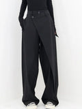 Emma Women’s Wide Leg Trousers – Breathable Loose Fit Casual Baggy Summer Pants