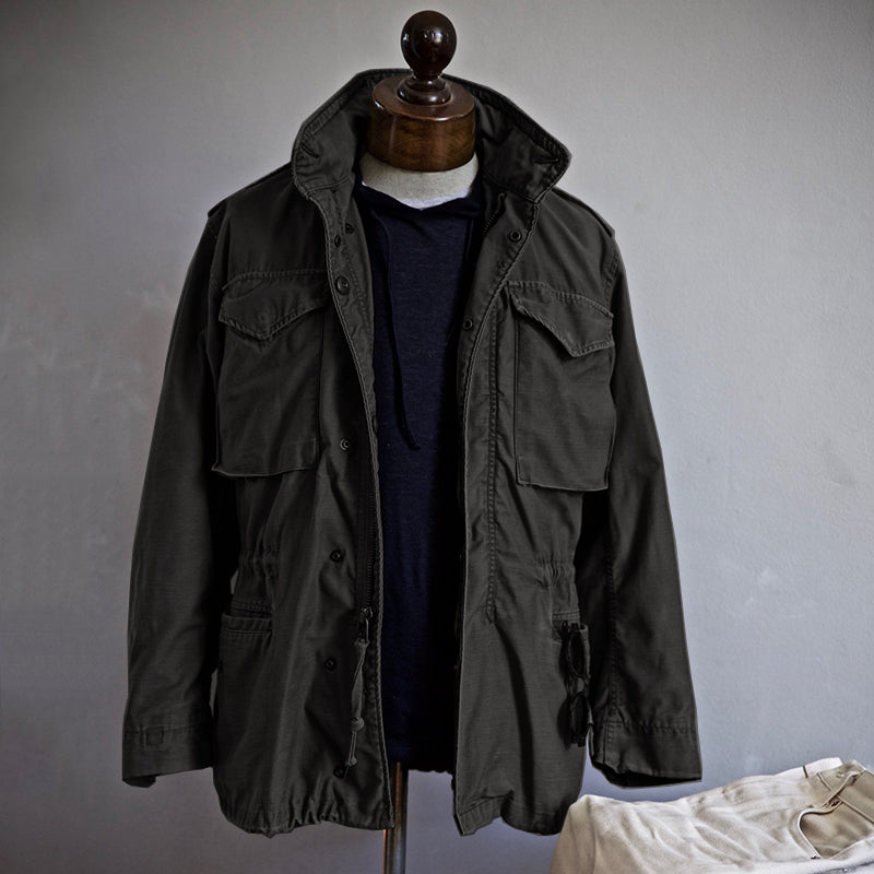 Lance Men’s M-65 Field Jacket – Vintage Military Coat with Utility Pockets
