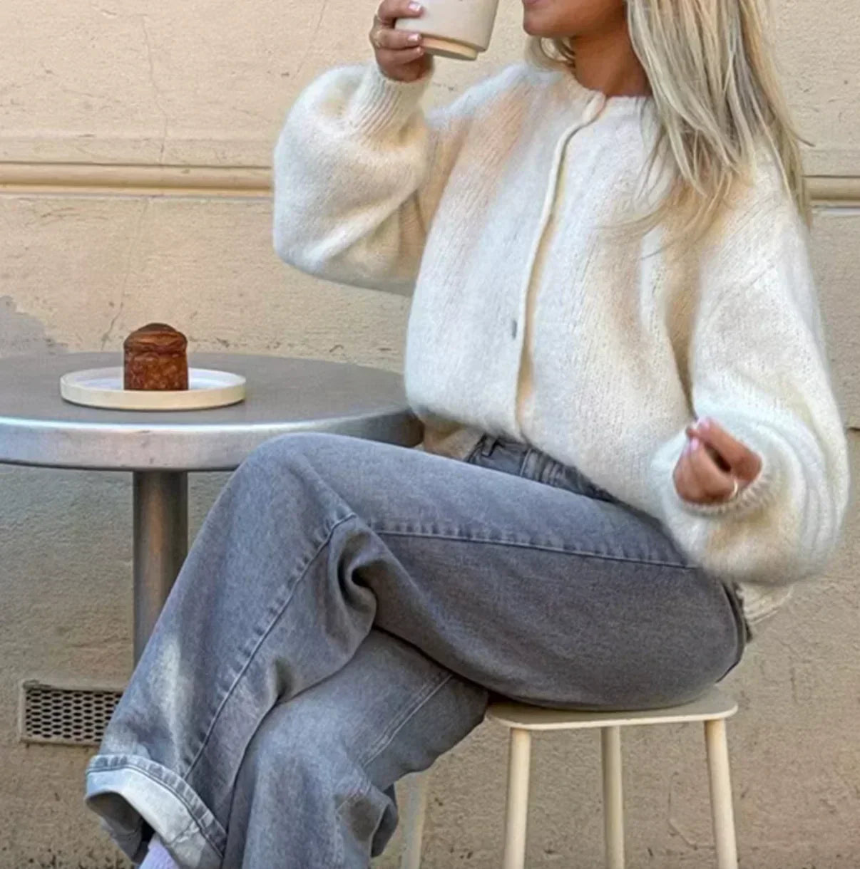 Addilyn Women’s Knit Cardigan – Soft Warm Elegant Button-Up Casual Chic Sweater