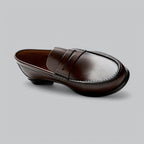Joel Men’s Leather Loafers – Smart Casual Slip-On Moccasins with Lightweight Sole