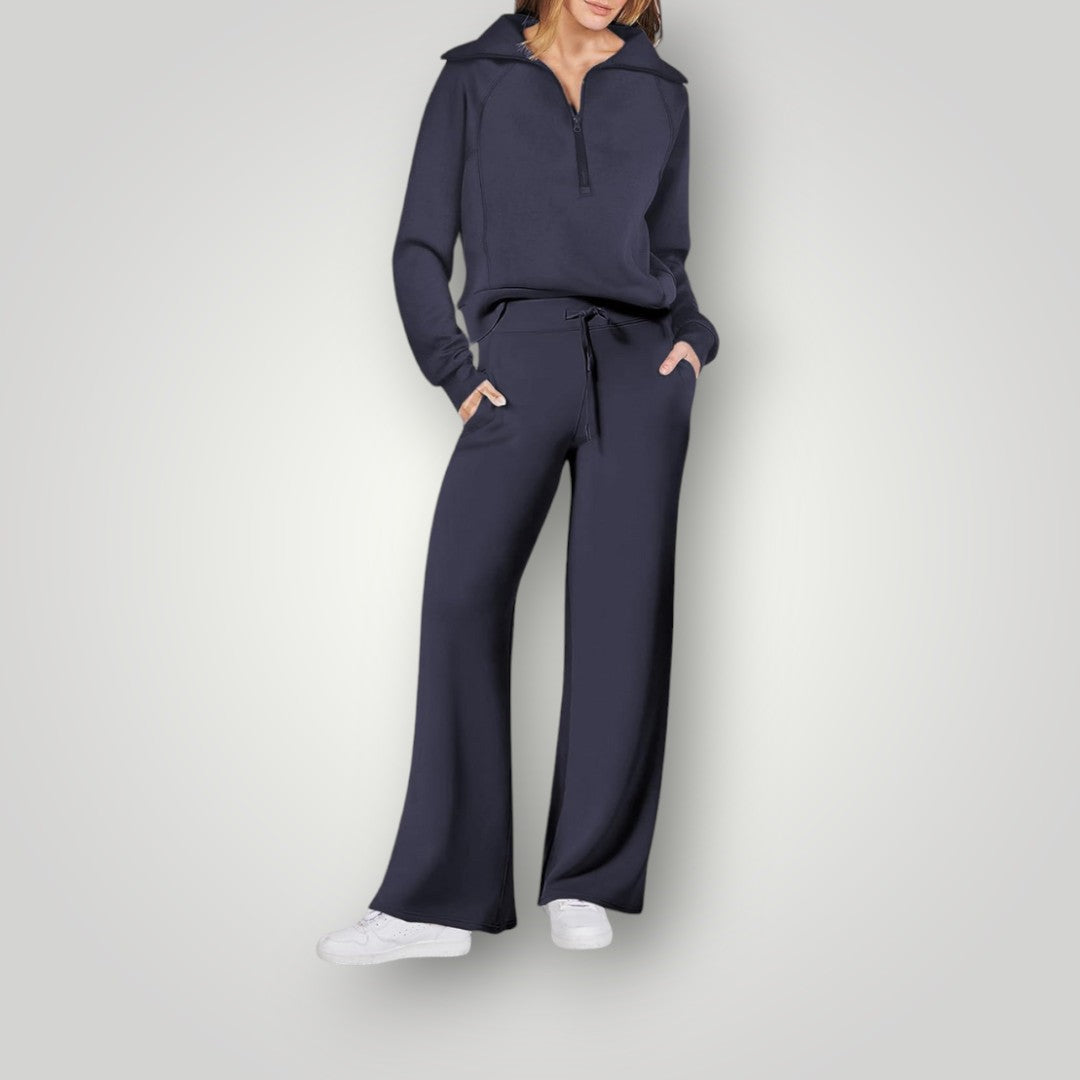 Lilou Women’s Lounge Set – Soft Oversized Tracksuit with Matching Joggers