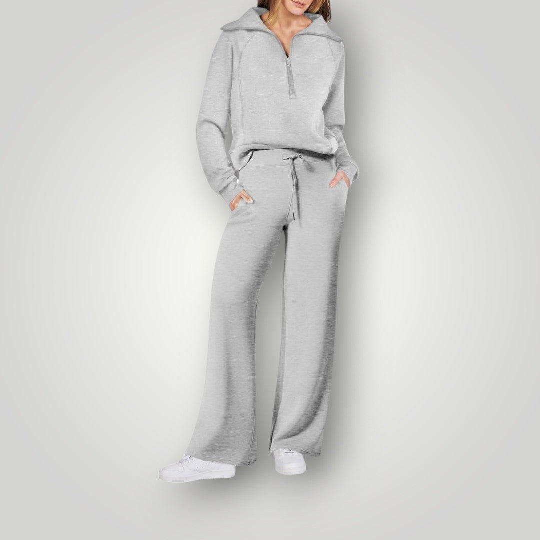 Lilou Women’s Lounge Set – Soft Oversized Tracksuit with Matching Joggers