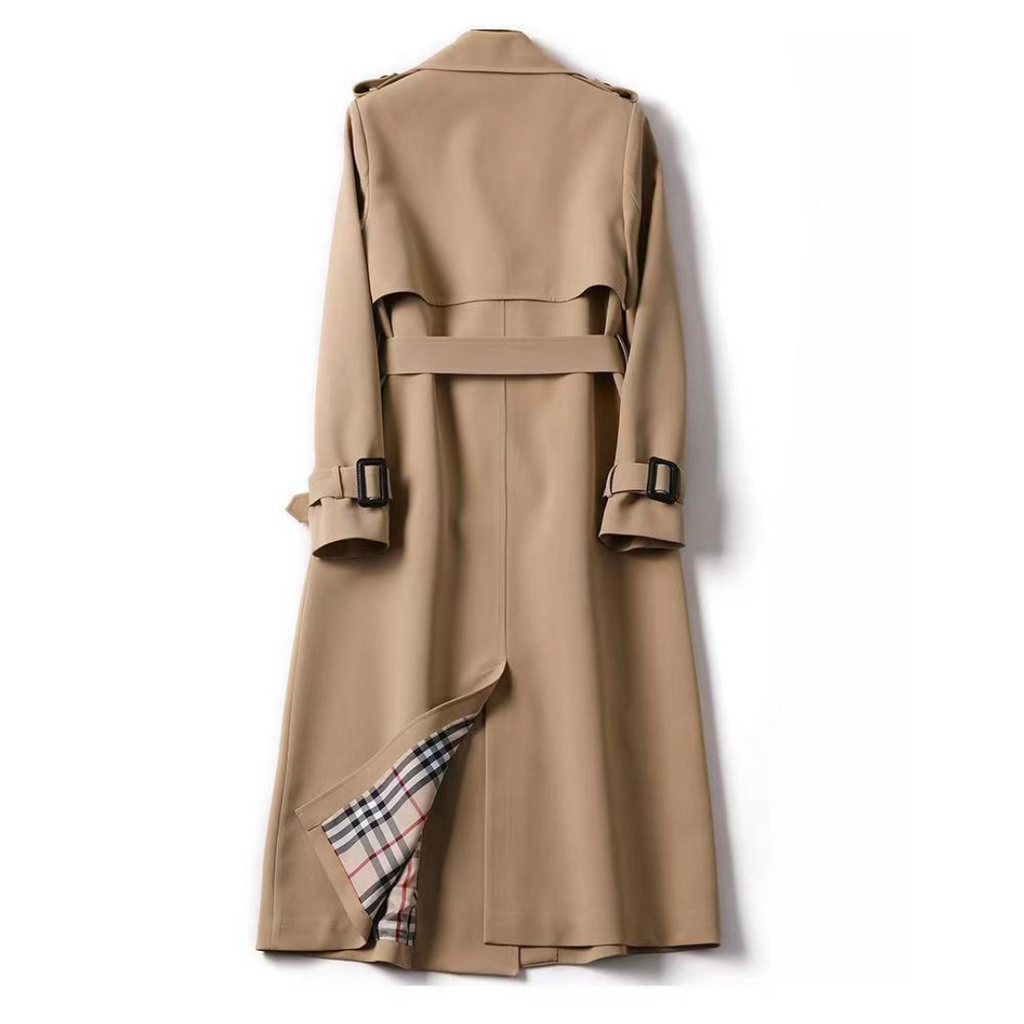 Emilia Women’s Trench Coat – Elegant Long Jacket for Smart & Casual Wear