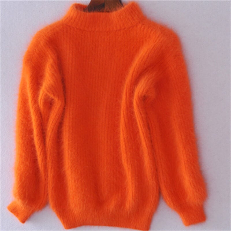 Emilie Women’s Knitted Wool Jumper – Soft Warm Pullover with Relaxed Elegant Fit