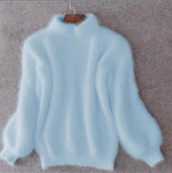 Emilie Women’s Knitted Wool Jumper – Soft Warm Pullover with Relaxed Elegant Fit