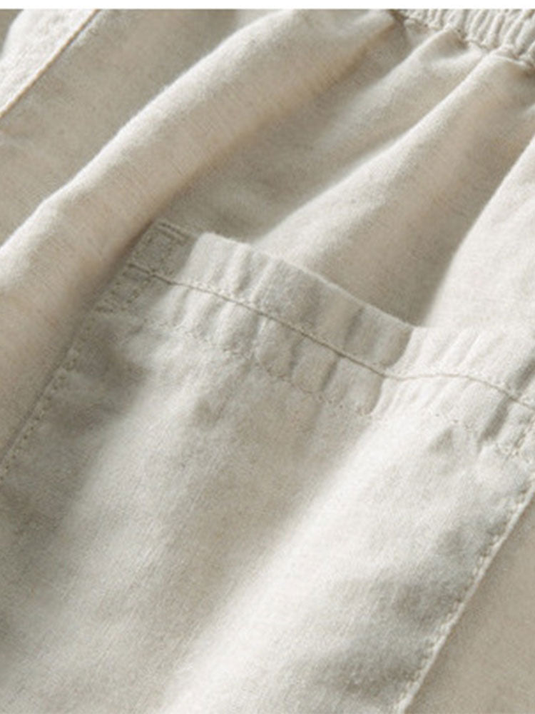 Richard Men’s Summer Set – Linen-Blend Shirt & Trousers Co-Ord Casual Chic Outfit