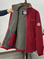 Julius Men’s Fleece Jacket – Warm Breathable Outdoor Zip-Up Winter Coat