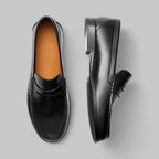 Joel Men’s Leather Loafers – Smart Casual Slip-On Moccasins with Lightweight Sole