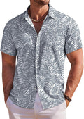 Jake Men's Hawaiian Shirt – Floral Tropical Short Sleeve Beach Button Down