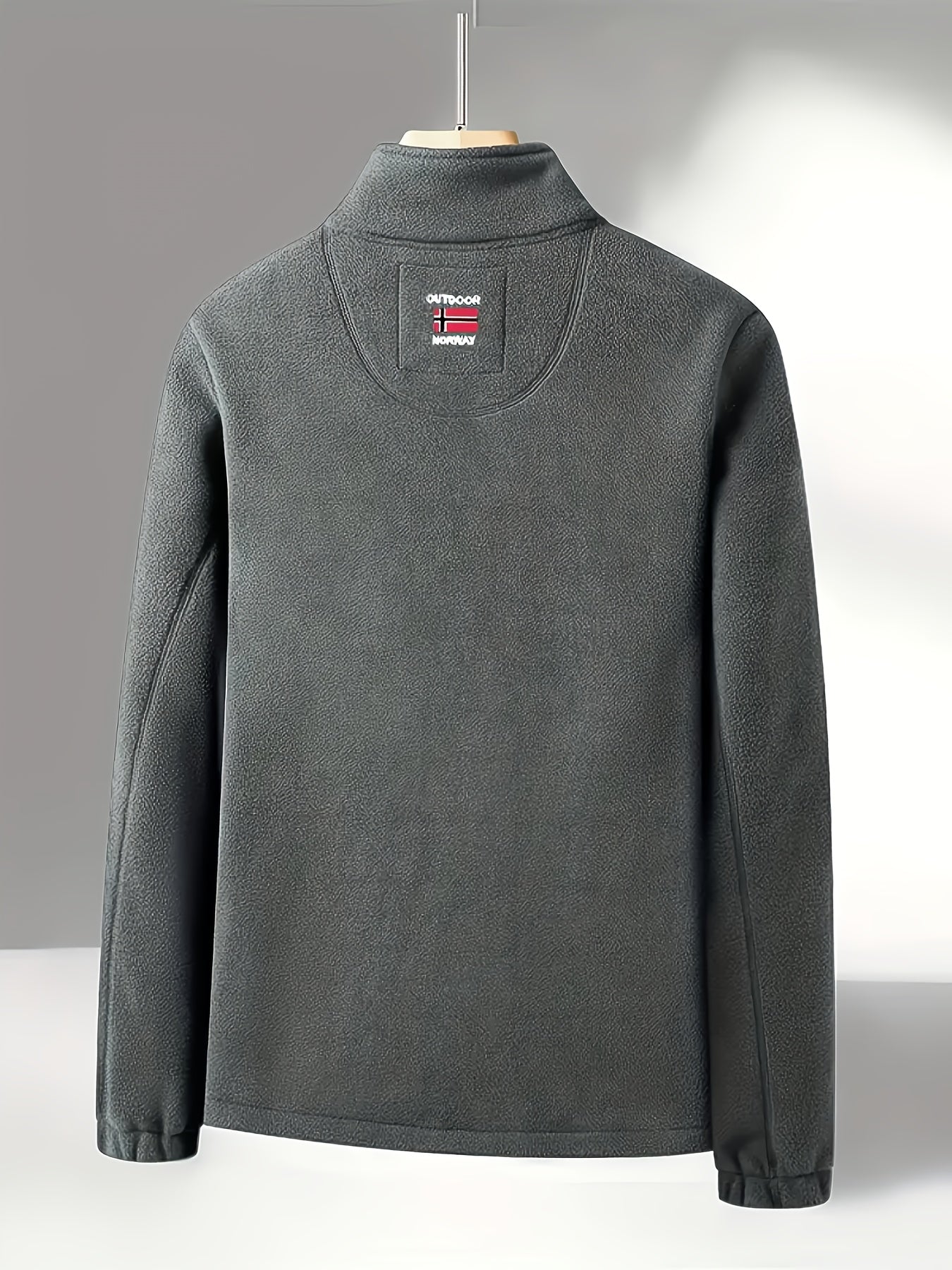 Julius Men’s Fleece Jacket – Warm Breathable Outdoor Zip-Up Winter Coat