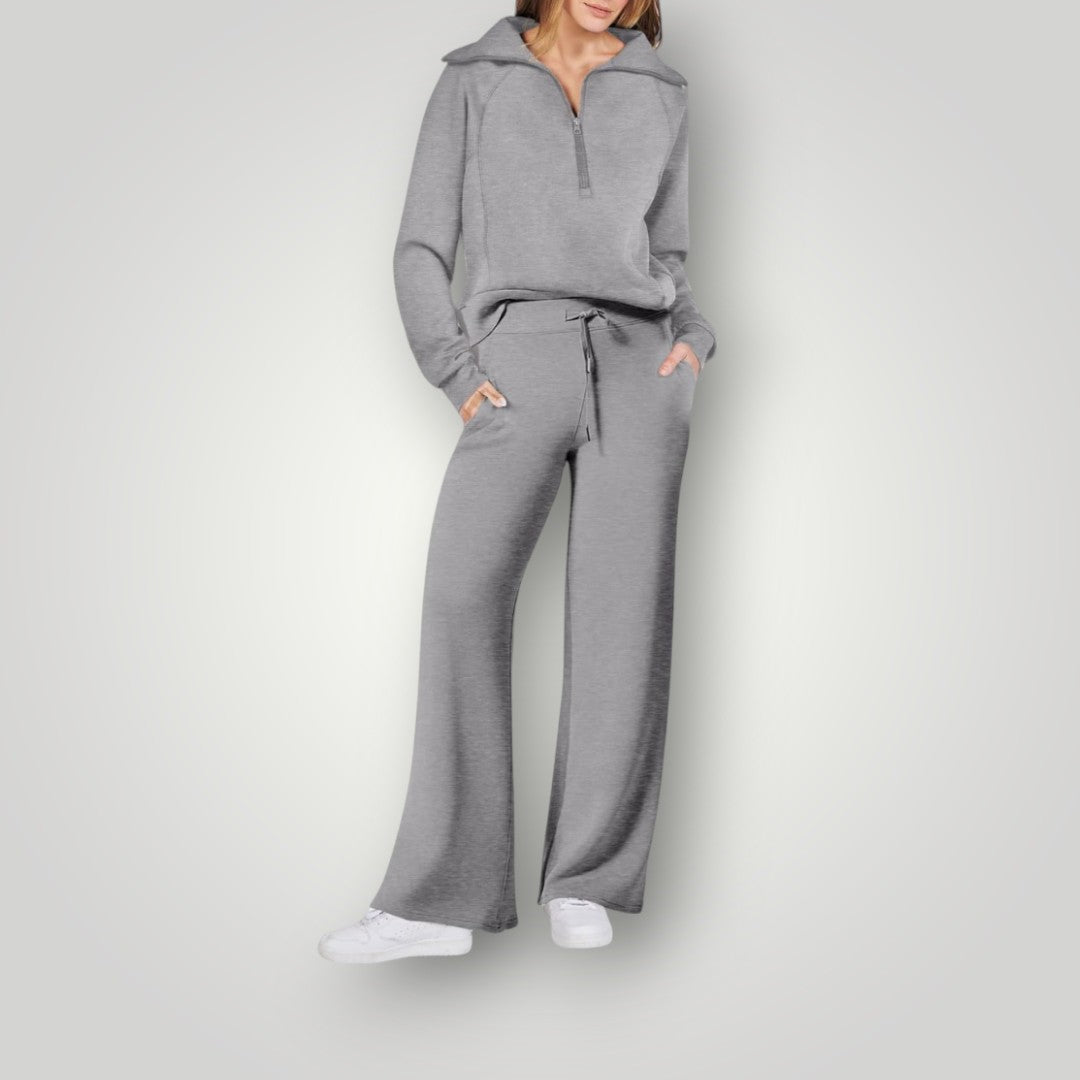 Lilou Women’s Lounge Set – Soft Oversized Tracksuit with Matching Joggers