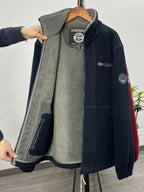 Julius Men’s Fleece Jacket – Warm Breathable Outdoor Zip-Up Winter Coat