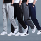 Larry Men’s Joggers – Premium Cotton Sweatpants with Adjustable Waist & Straight Fit