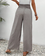 Henriette Women’s High-Waist Wide Leg Trousers – Elegant Comfortable Flared Pants