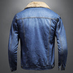 Jackson Men’s Denim Jacket – Warm Lined Jean Jacket with Classic Button Closure