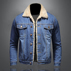 Jackson Men’s Denim Jacket – Warm Lined Jean Jacket with Classic Button Closure