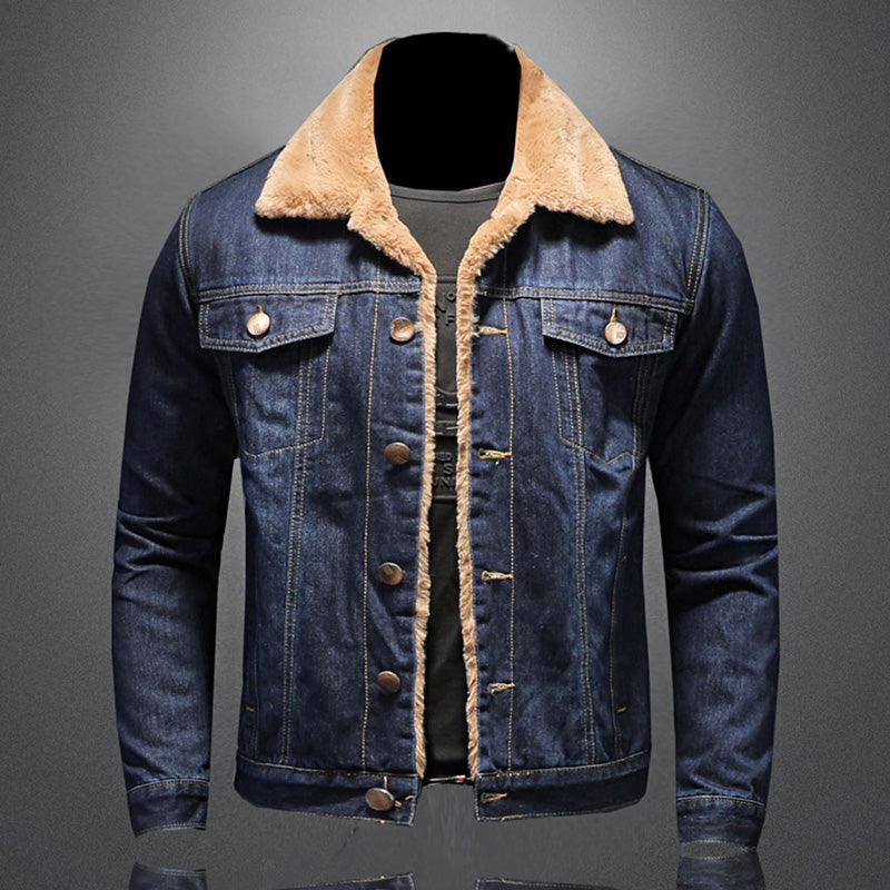 Jackson Men’s Denim Jacket – Warm Lined Jean Jacket with Classic Button Closure