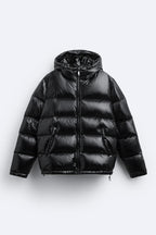 Sean Men’s Puffer Jacket – Warm Windproof Winter Coat with Zip Pockets & Slim Fit