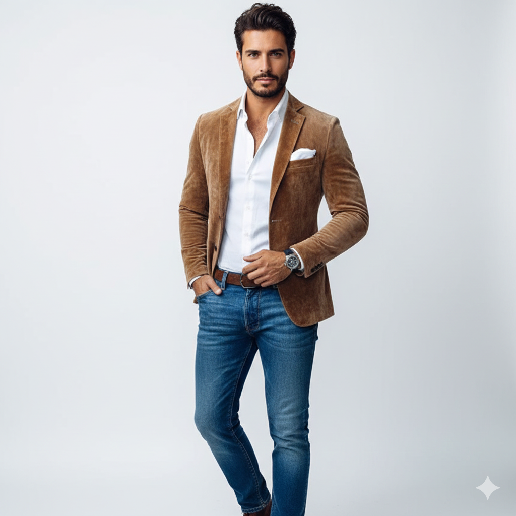 Blake Men’s Slim Fit Blazer – Casual Smart Jacket for Work & Smart Casual Wear