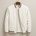 Bob Men’s Varsity Bomber Jacket – Lightweight Casual Zip-Up Coat for Mid-Season