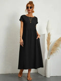 Melody Women’s Maxi Dress – Elegant Cotton Summer Dress with Flowy Comfortable Fit