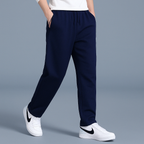 Larry Men’s Joggers – Premium Cotton Sweatpants with Adjustable Waist & Straight Fit