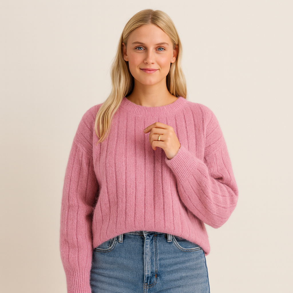 Sofie Women’s Cashmere Sweater – Premium Soft Knit Jumper for Autumn & Winter