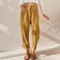 Lisette Women’s Corduroy Trousers – High Waist Wide Leg Casual Chic Comfort Pants