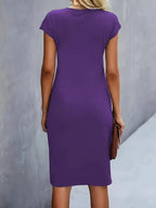 Katrien Women’s Midi Dress – Elegant Tailored Fit with Timeless Chic Design