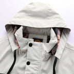 Erwin Men’s Waterproof Jacket – Windproof Hooded Winter Coat with Utility Pockets