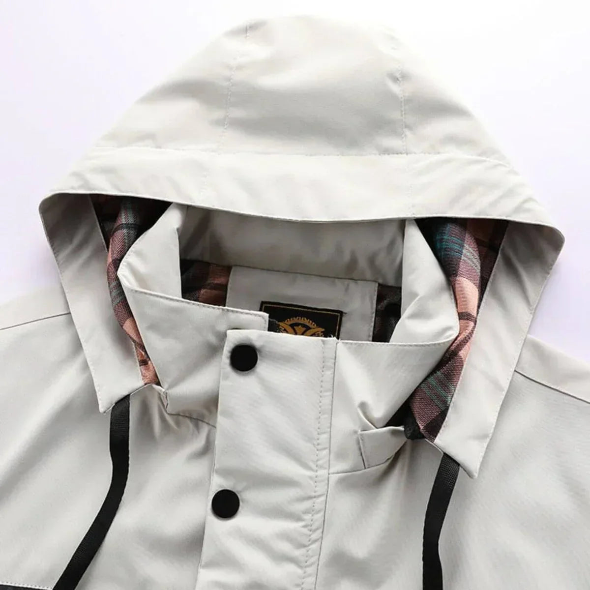 Erwin Men’s Waterproof Jacket – Windproof Hooded Winter Coat with Utility Pockets