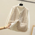 Kate Women’s Sherpa Vest – Soft Sleeveless Fleece Gilet for Warm Casual Layering