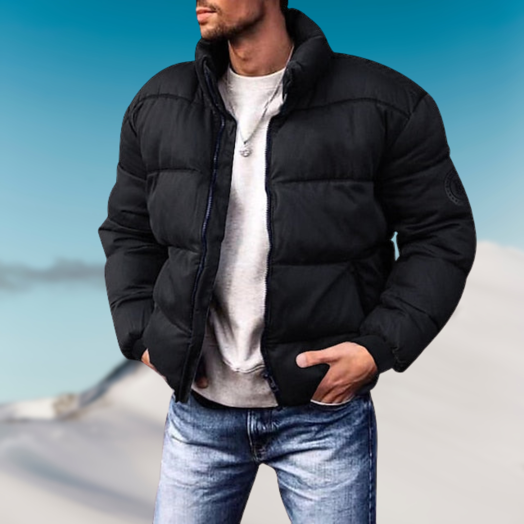 Timo Men’s Puffer Jacket – Warm Quilted Winter Coat with Modern Urban Fit