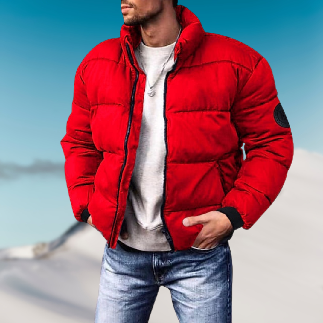 Timo Men’s Puffer Jacket – Warm Quilted Winter Coat with Modern Urban Fit