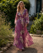 Natalia Women’s Maxi Dress – Elegant Flowy Summer Dress with Lightweight Comfort